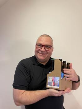 Männerhandtasche 6 x 330ml - Model "Craft Beer"