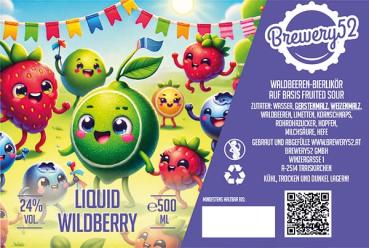 Liquid Wildberry&Lime, 500ml
